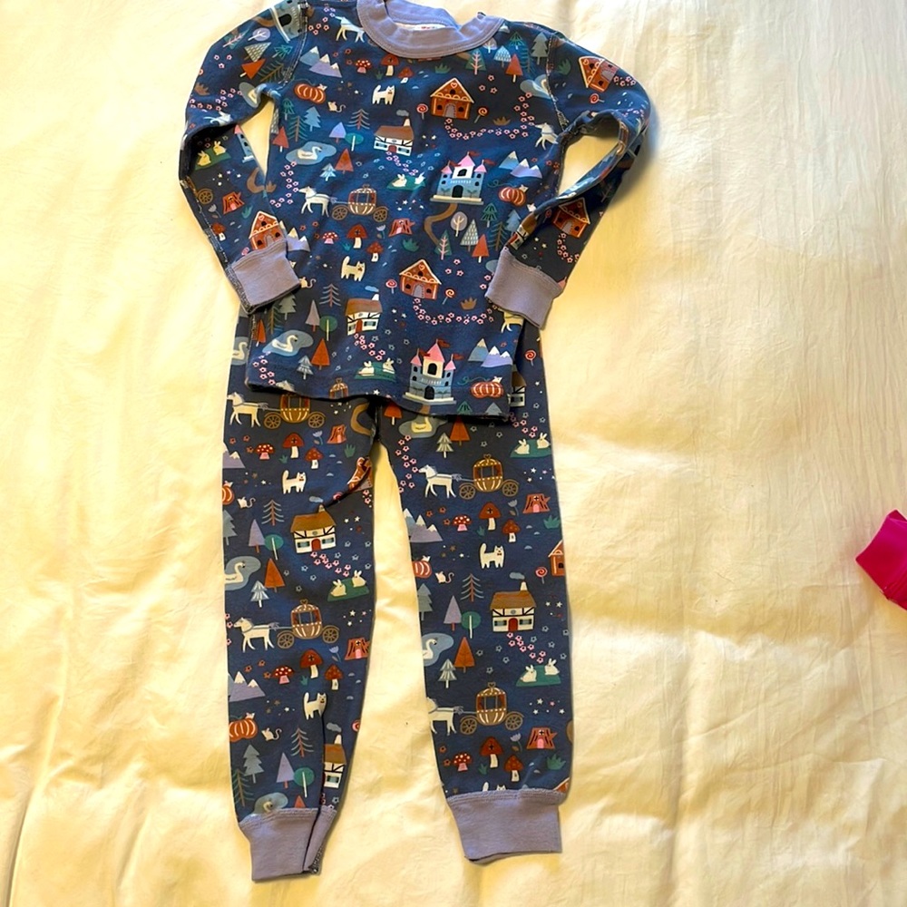 Hanna Anderson Long John Pajamas Organic Cotton